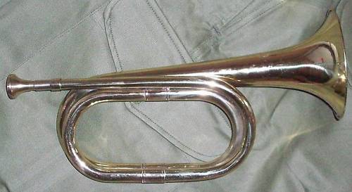 *** MILITARY ALL BRASS BUGLE - NEW MADE PARROT STYLE MINT CONDITION ***