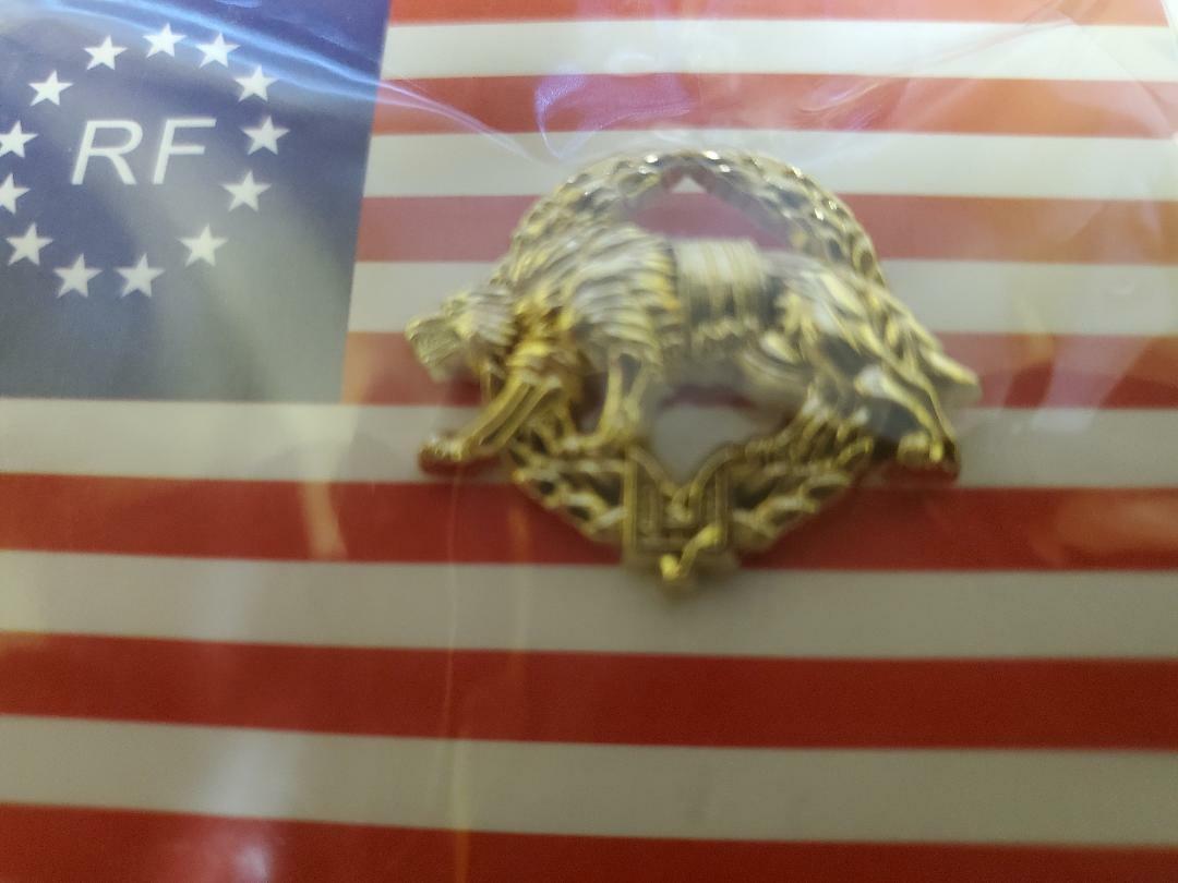 Ukraine Ukrainian Special Forces Operation Military Flag Lapel Pin Badge US Gold