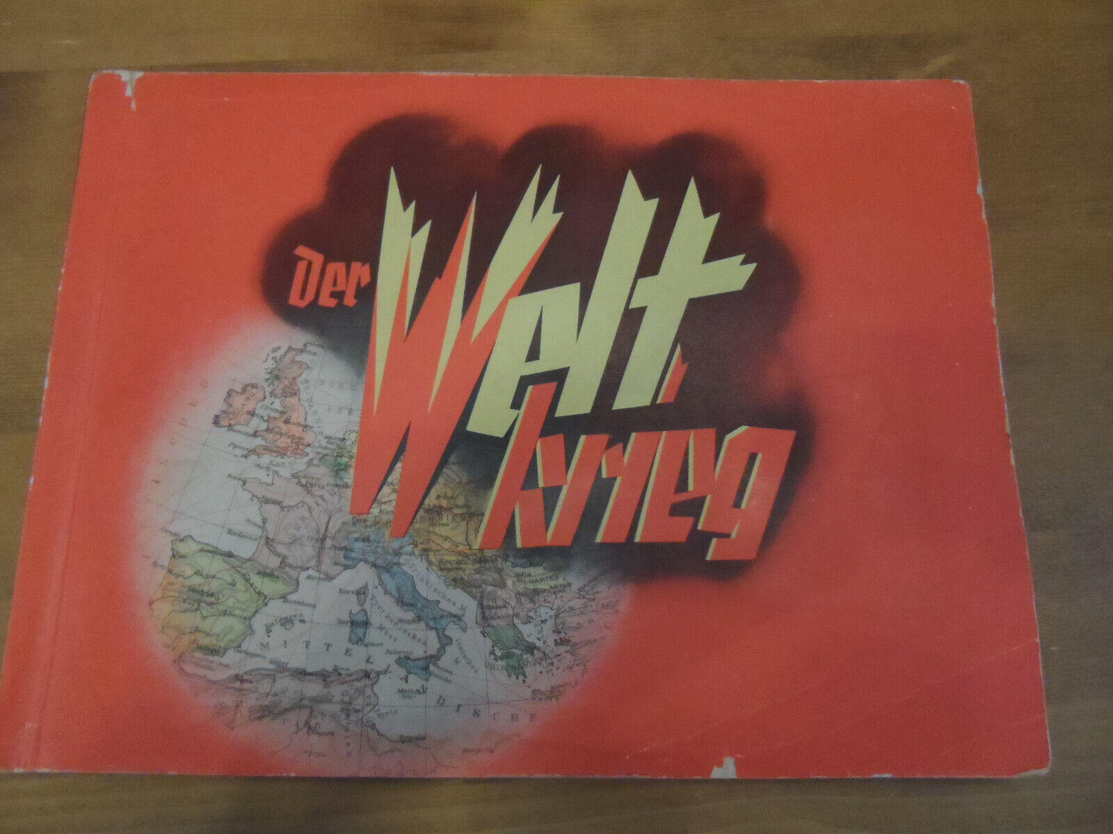 Rare German card album on WW I - Der Weltkrieg - card album complete