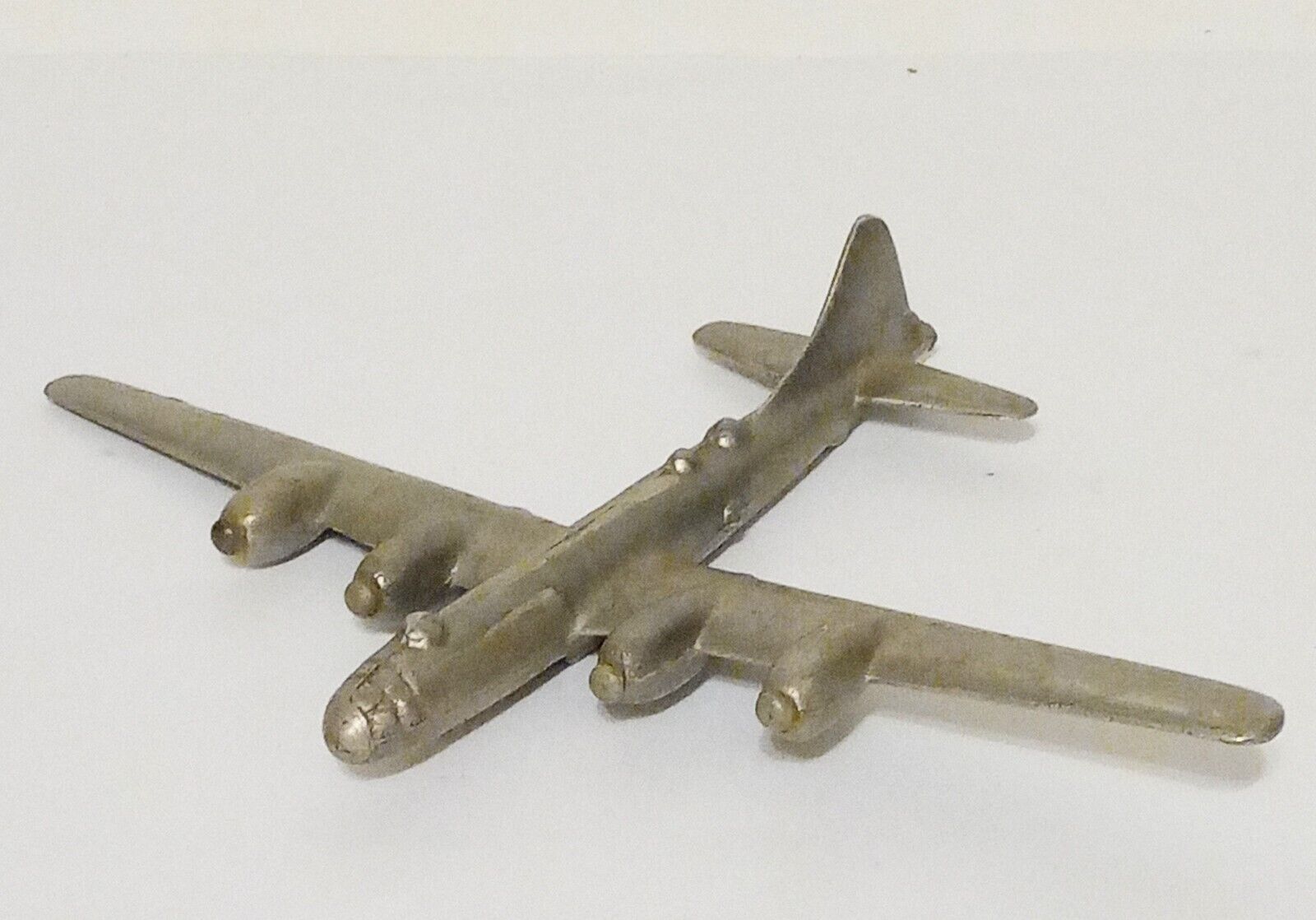 Vintage WW II B-29 Bomber Solid Die Cast Metal 9\