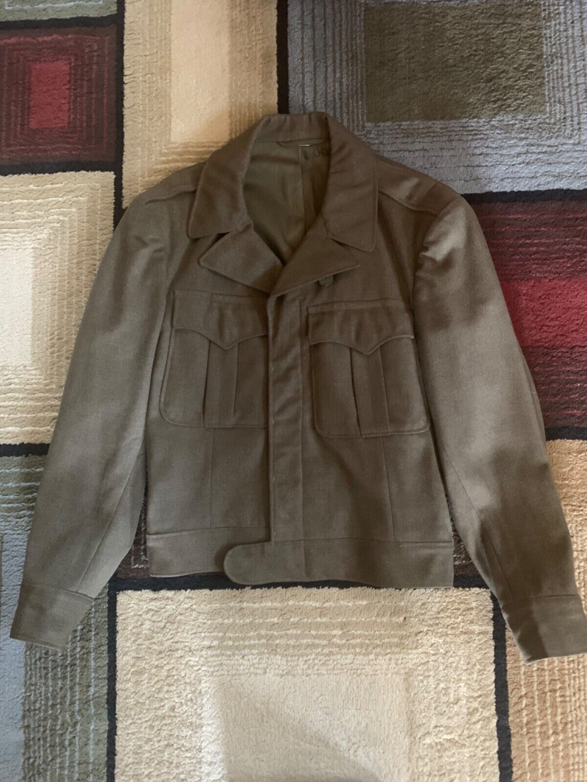 1940s WW2 World War II Era  Army Ike Jacket size 38S Excellent Cond
