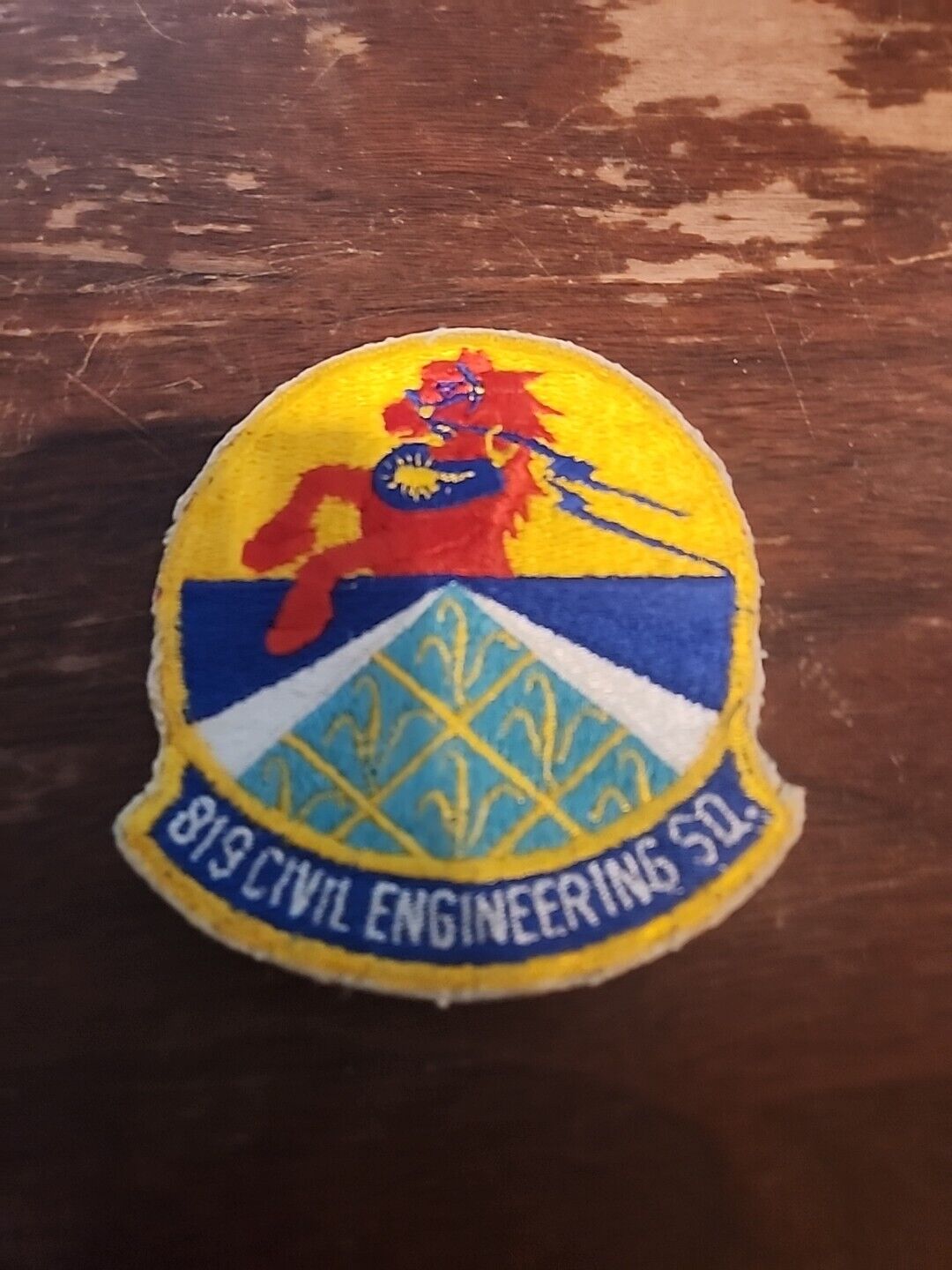 ORIGINAL 819 Civil Engineering SO. Patch Old Used