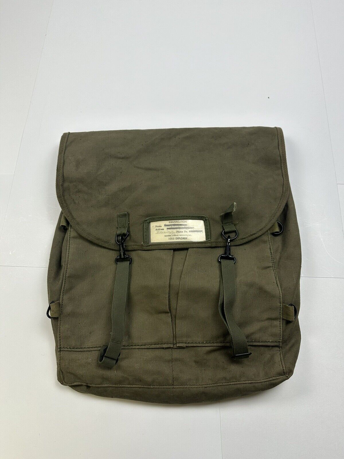 Eastern Canvas Products Military Style Back Pack/Bag