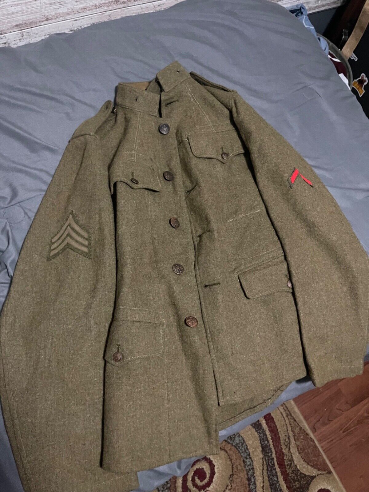 original ww1 american tunic doughboy 1918
