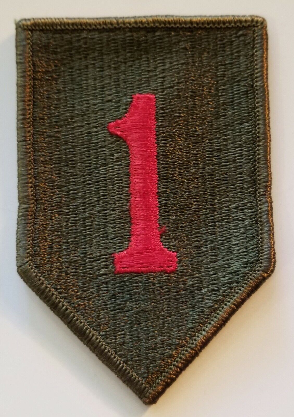 US ARMY 1ST INFANTRY DIVISION BIG RED ONE PATCH - US GOVERNMENT ISSUE USGI