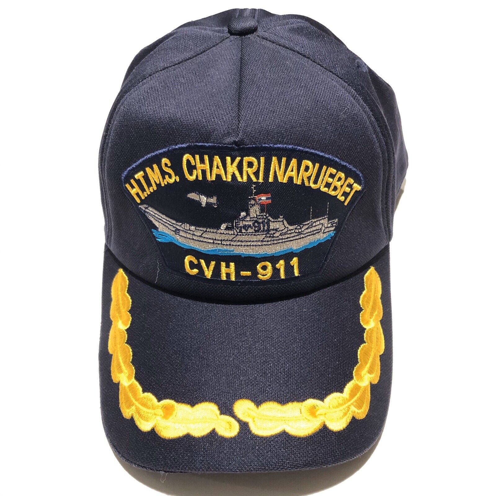 H.T.M.S. Chakri Naruebet CVH-911 Thailand Navy Naval Adjustable Snapback Hat