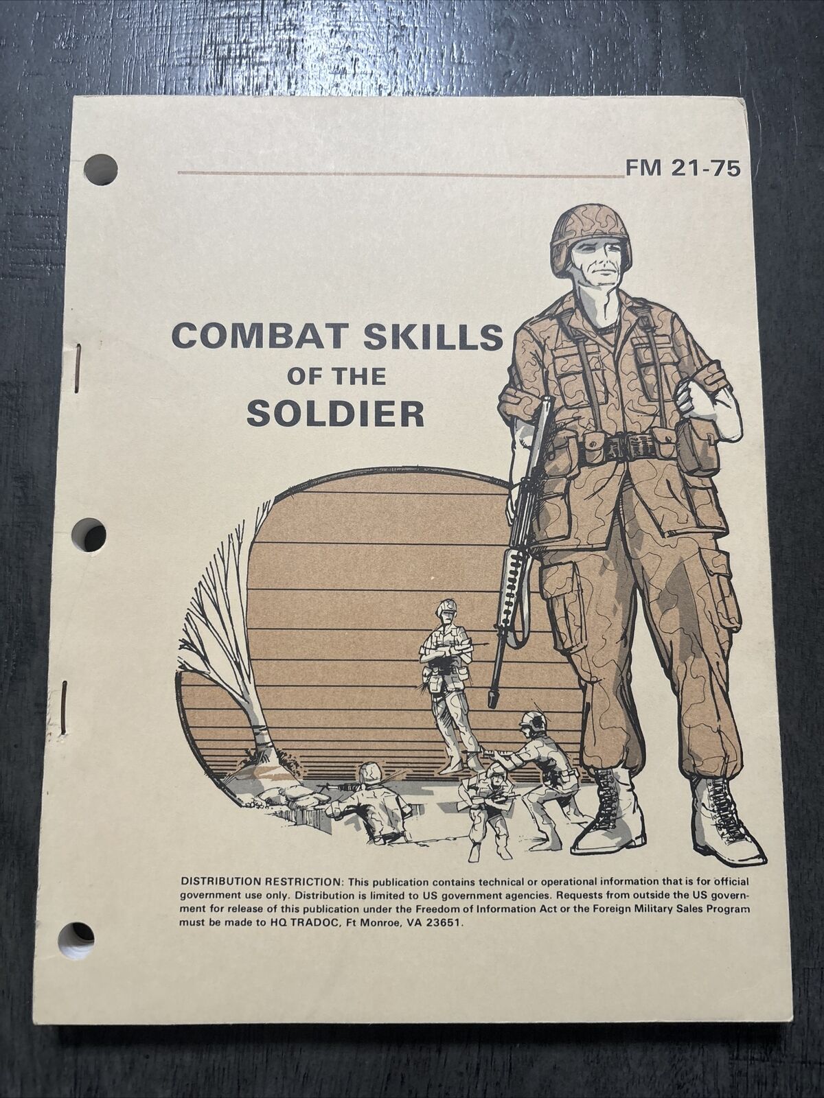 Combat Skills Of The Soldier Book - Fm 21-75 Copy August 1984