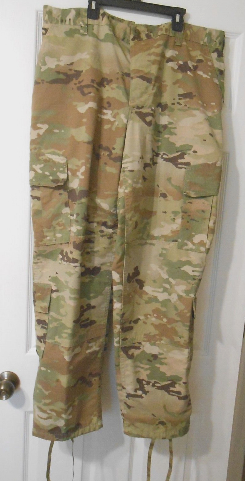 Army Combat Pants/Trousers (Scorpion Pattern) LARGE/REGULAR - Cotton/Nylon