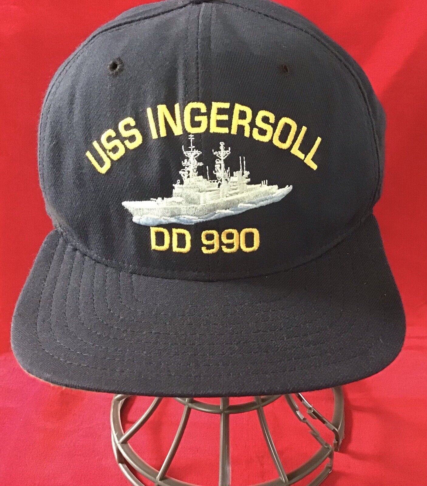 Collectable Hat USS Ingersoll DD 990 Vintage New Era Made In USA