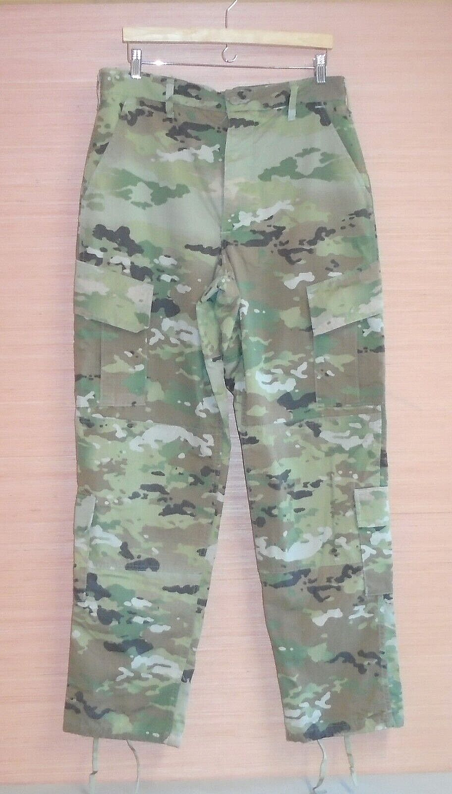 US Military Issue Unisex Army OCP Camo Combat Pants Trousers Size Medium Long