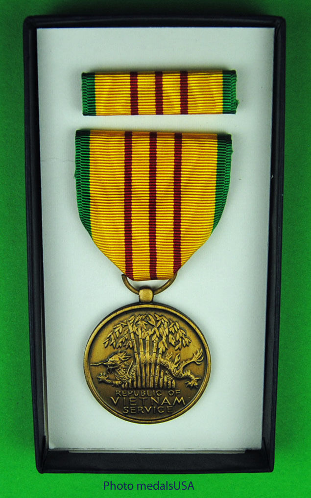 Original Vietnam War GI Issue Service Medal Set  - Vintage Government Surplus