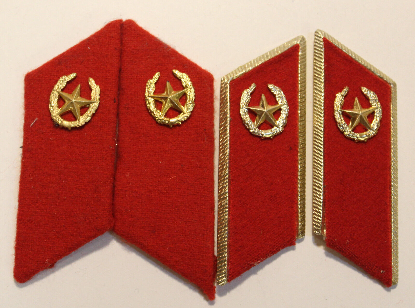 2pr Soviet Russia USSR Uniform Collar Tabs insignia Army Infantry