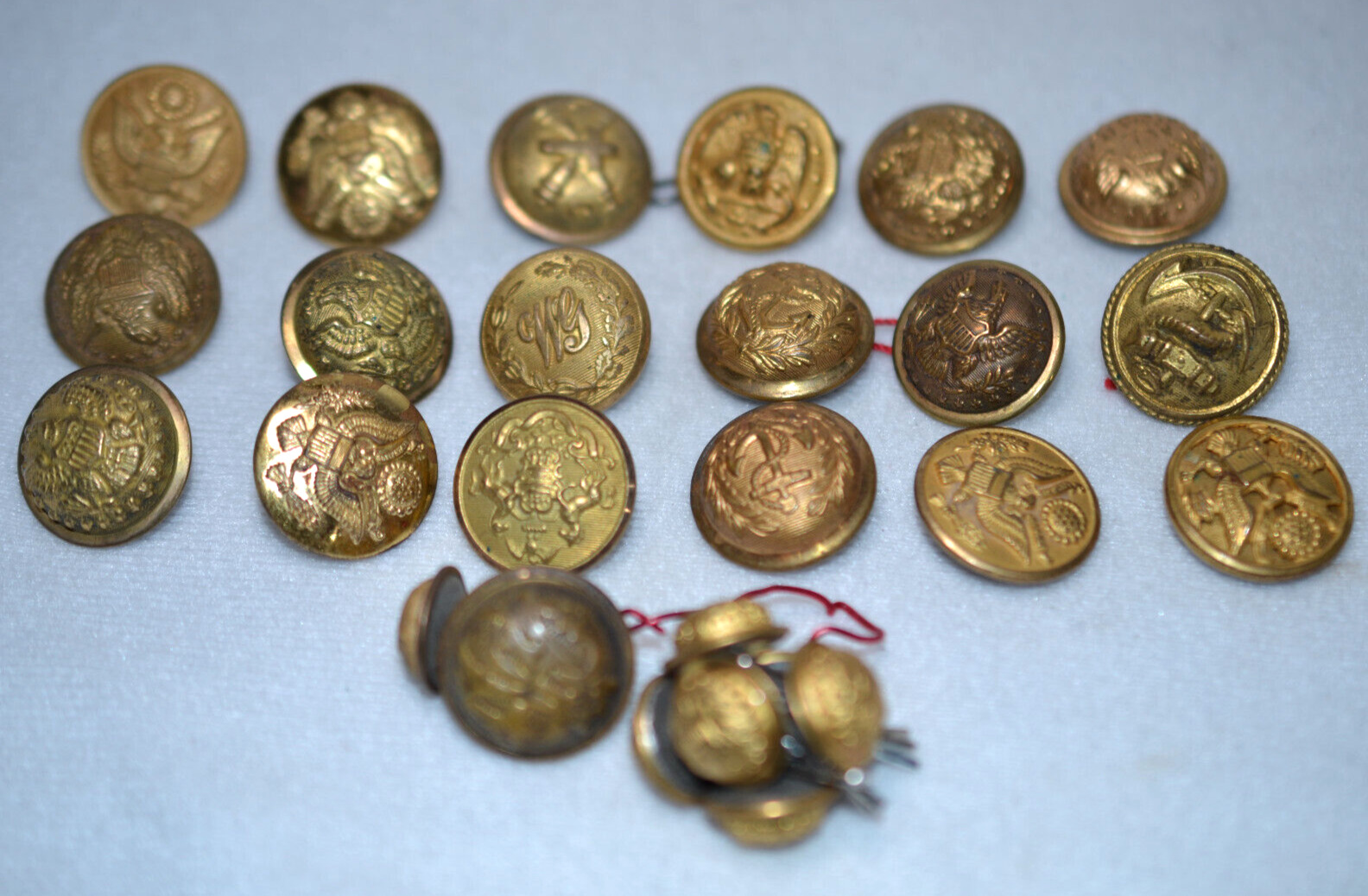 Civil War Era Brass Buttons - Lot of 25