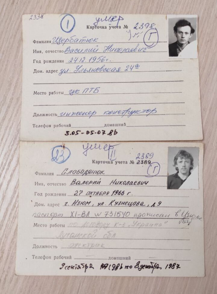 Rare Documents  workers Chernobyl   Zone Soviet Union  USSR