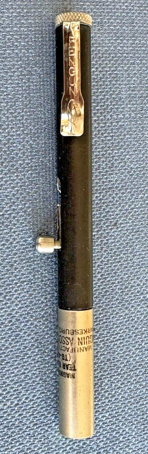 Vintage Penguin Associates Inc. Magnum Tear Gas Pen 007 Spy Craft Rare Survivor