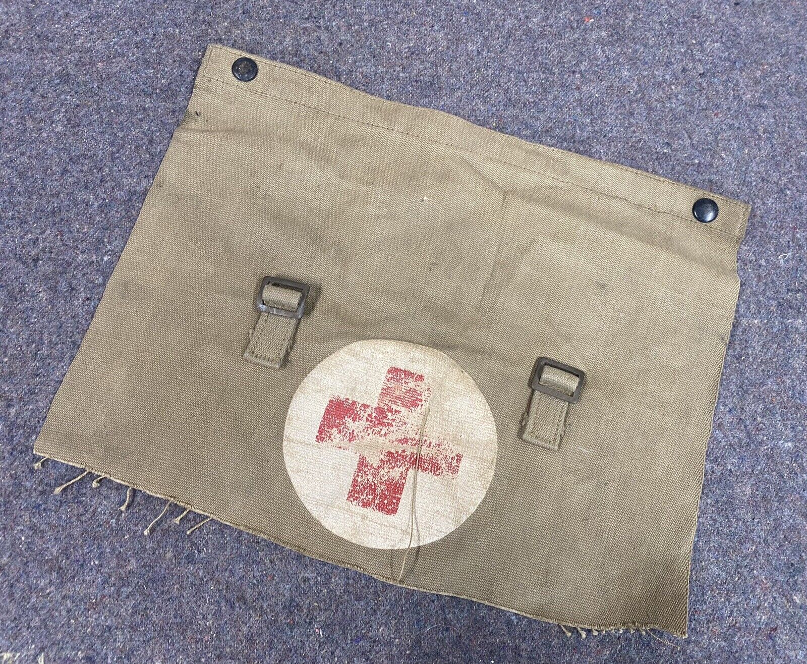 WW2 British Medics Medical 1944 Pattern Bag Flap C-IP0
