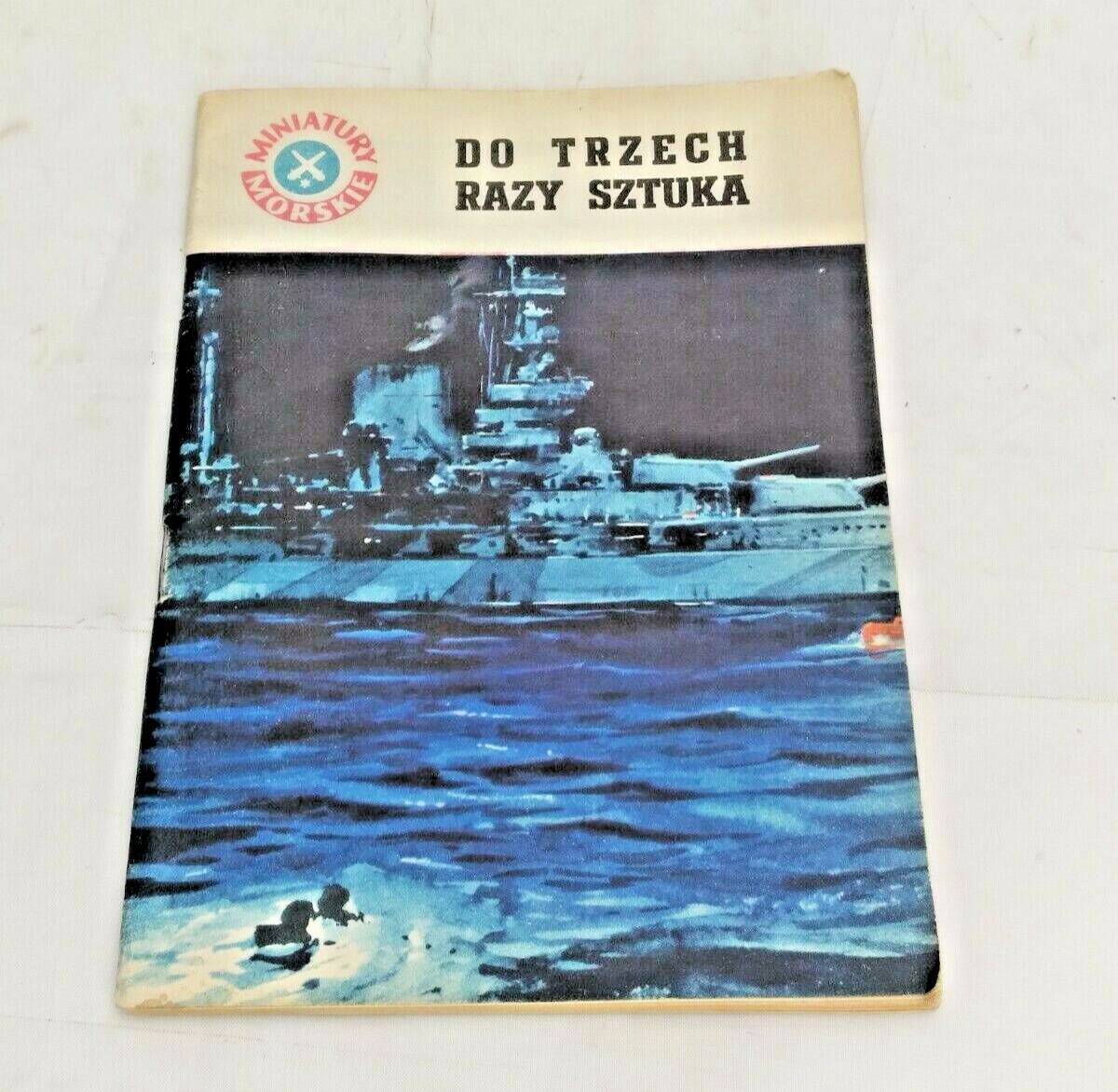 1960 Miniatury Morskie Warship Miniature Polish Book
