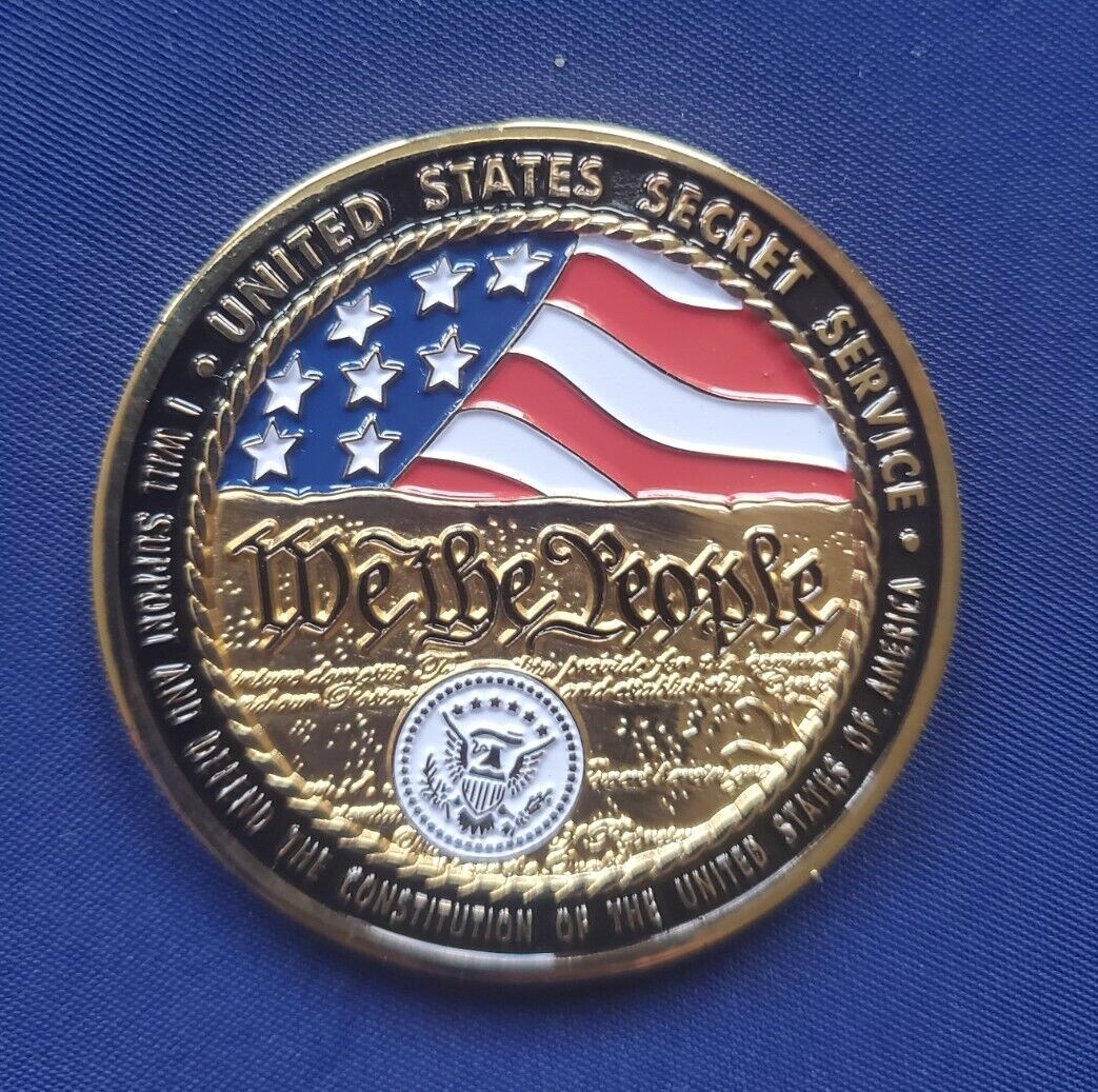 We The People - United States Secret Service.  Challenge Coin New Rare