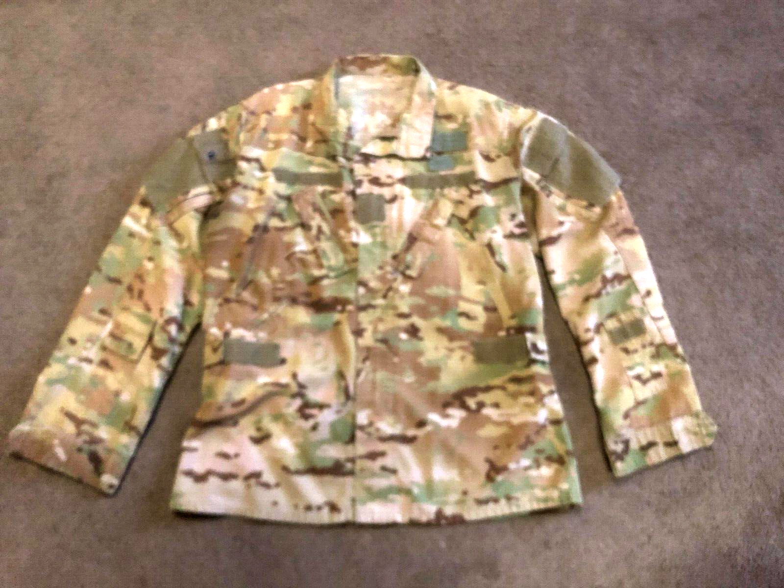 Military Shirt XLarge Reg ACU Multicam US Army Aircrew Fire Resistant Camo 679