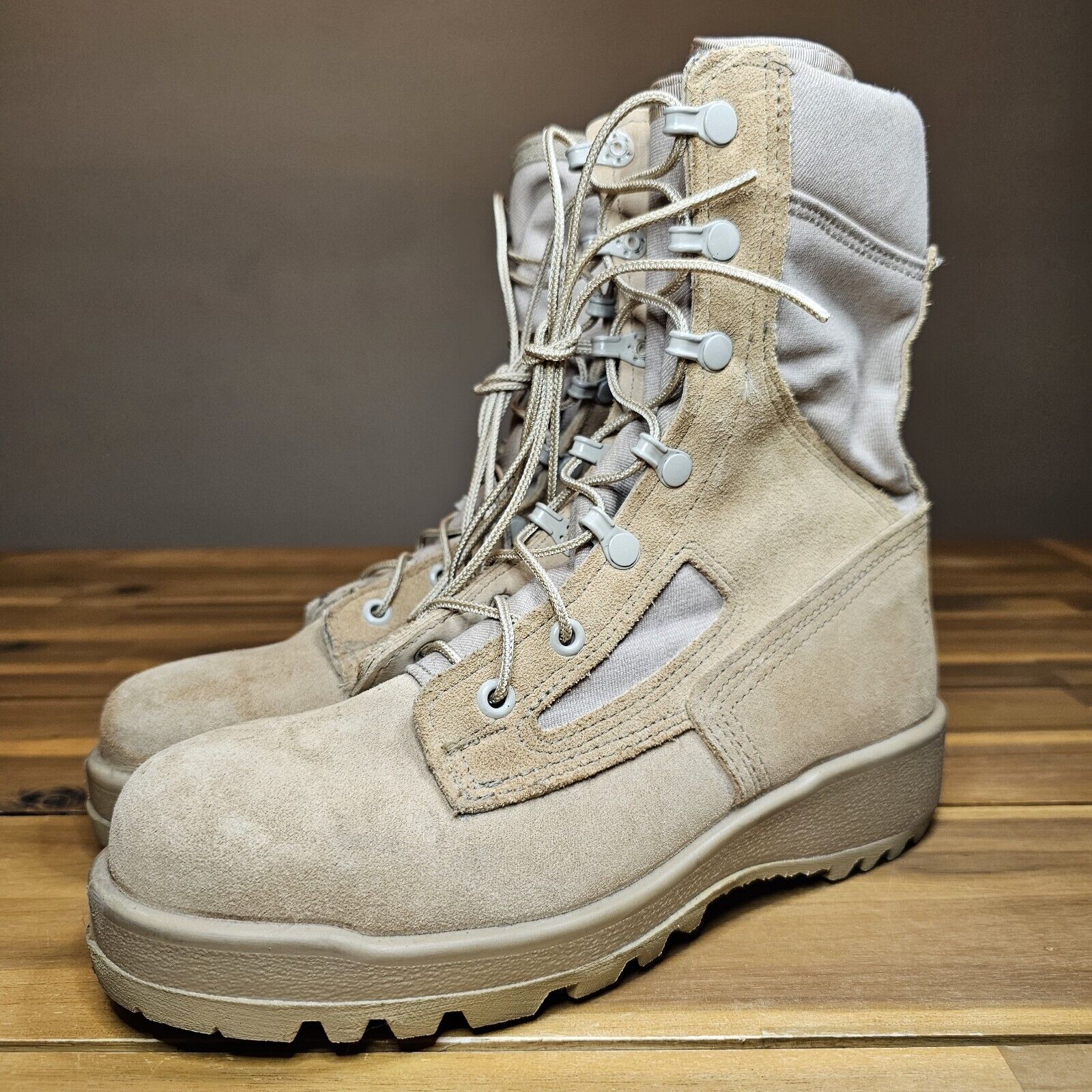 Military Belleville Desert Combat Boots Vibram Steel Toe DES ST 05.5 W ASTM