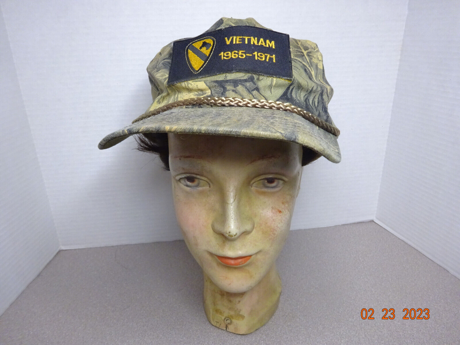 Camo Vietnam 1965-1971 Patch Deluxe Low Profile Baseball Hat Snap Back Cap