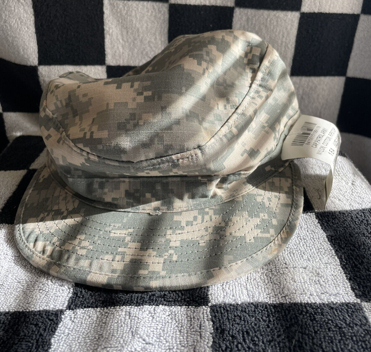 USGI Patrol Cap/Hat Size 7 3/8 ACU Digital Camo Army NWT 8415-01-519-9119