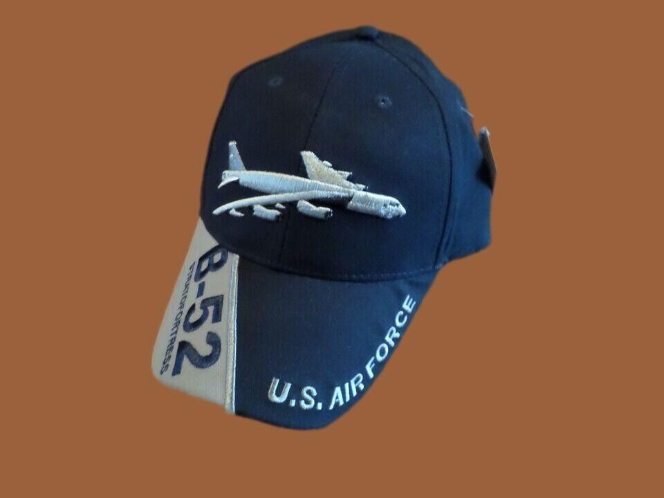 AIR FORCE B-52 BOMBER STRATOFORTRESS HAT EMBROIDERED U.S MILITARY BALL CAP 