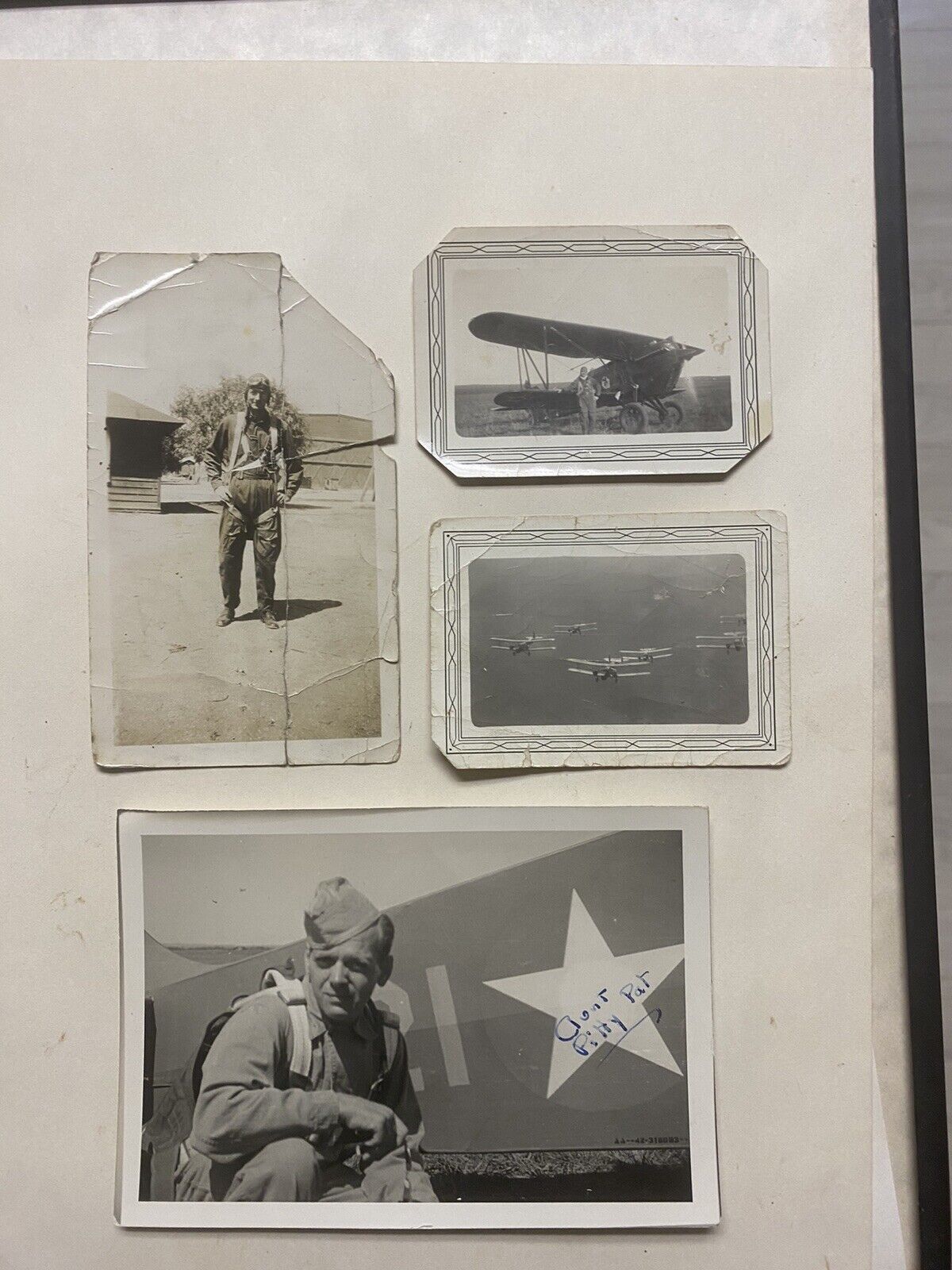 WW1 Photos US Fighter Pilot Squadron San Antonio Texas Aviation