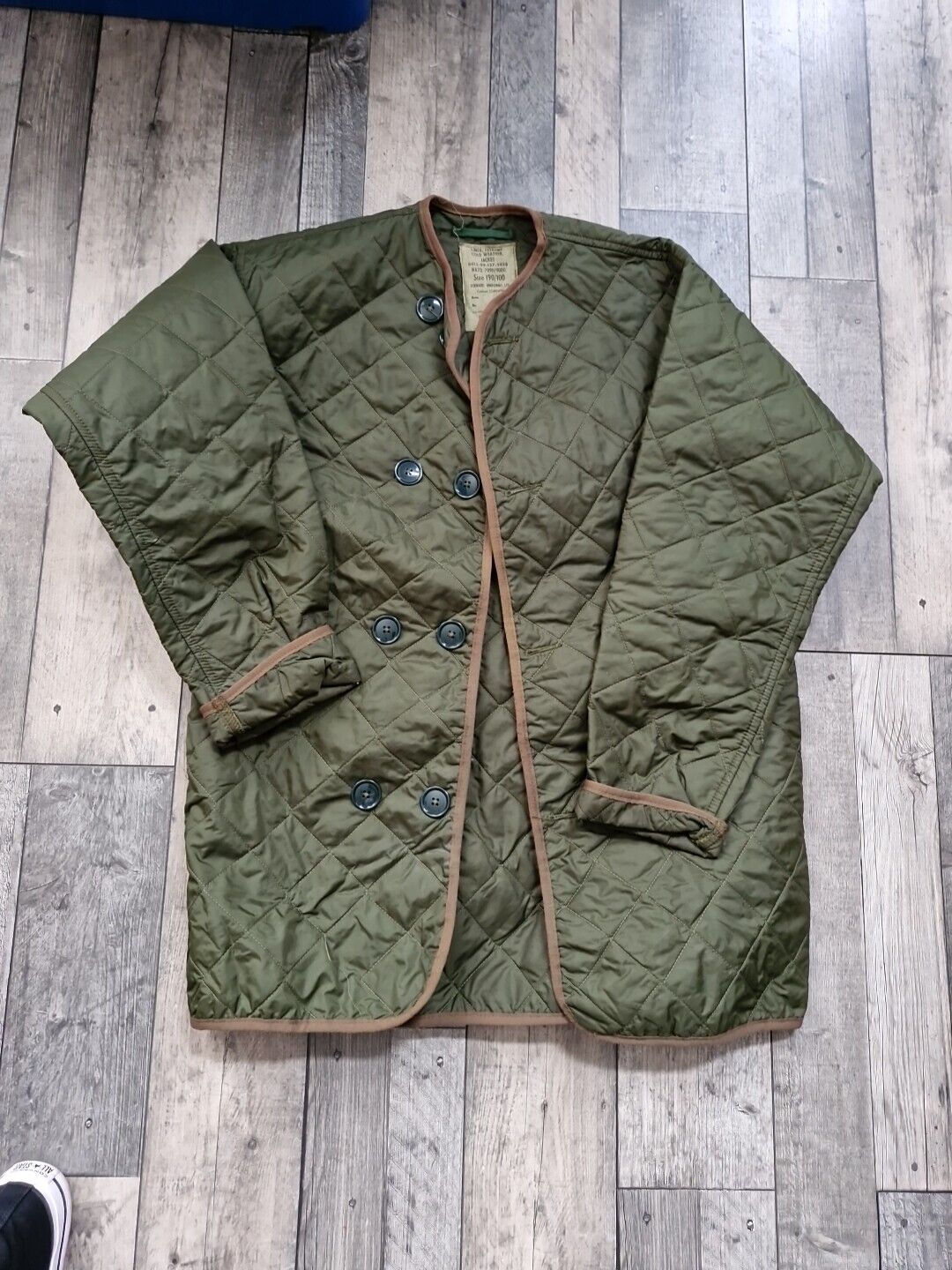 British Army Issue Parka Jacket Liner Large Shooting Hunting Green Padded Warm
