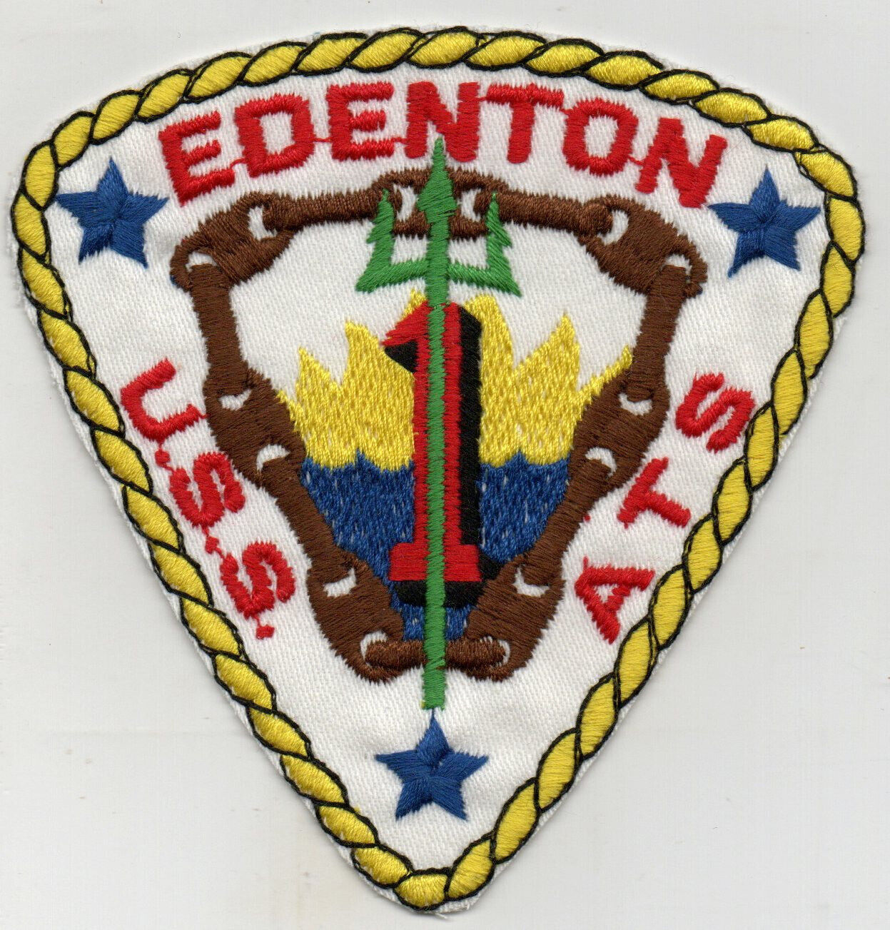 USS Edenton ATS 1 Jacket Patch U S Navy