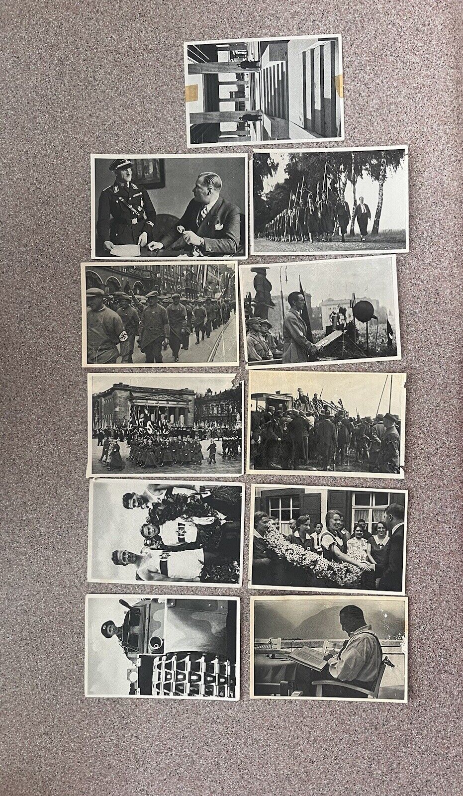 WW2 German Cigarette Card Collection Lot X11