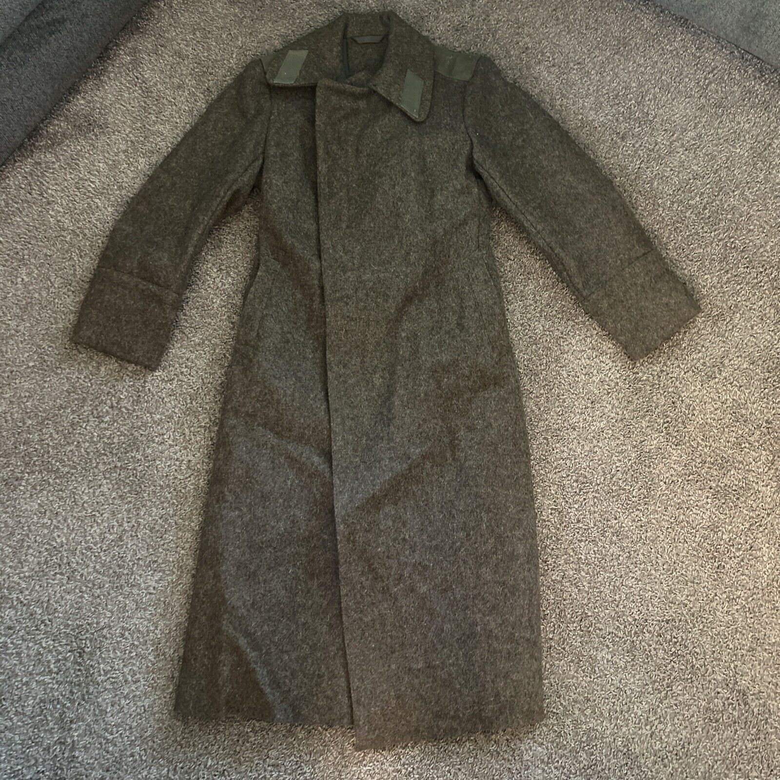RARE Vintage old Military Soviet USSR uniform Coat Overcoat Wool