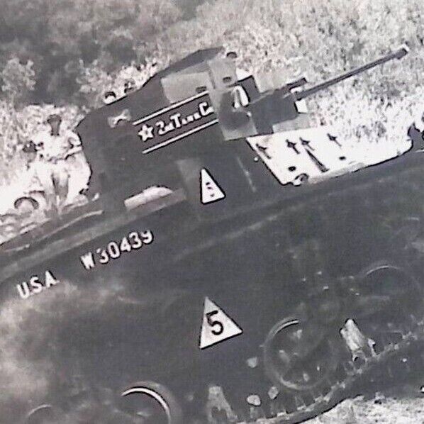 US M2 Light Tank Taking A Jump In Front Of Troops Demonstration Photo c. 1930s