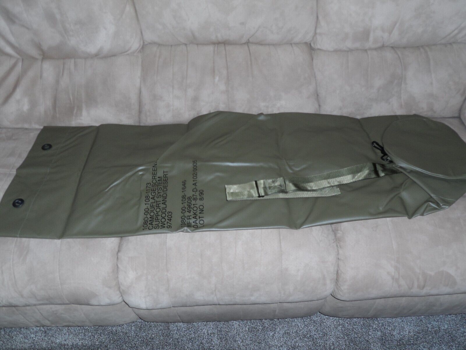 CAMOFLAGUE NETTING SUPPORT SYSTEM BAG