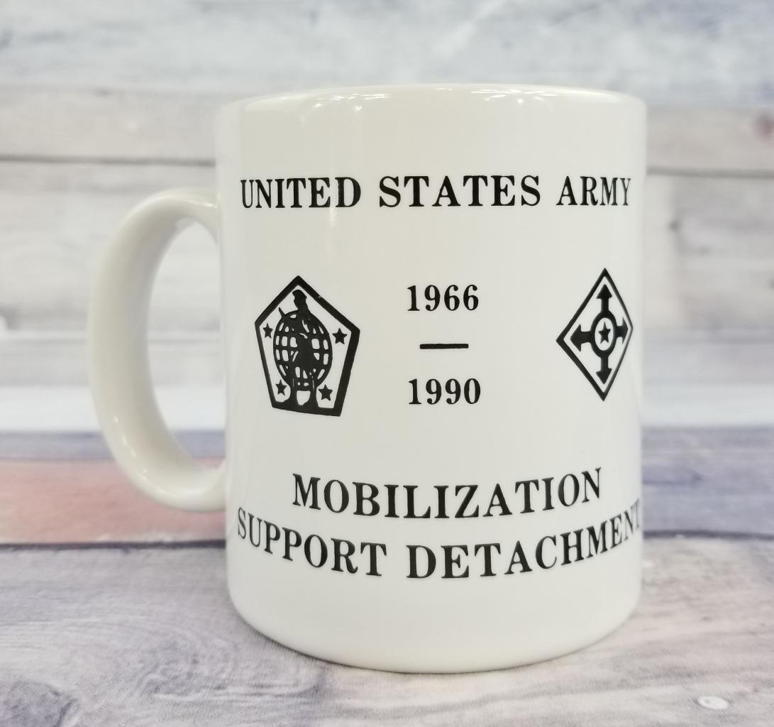 US Army Coffee Mug Adjutant General Mobilization Support Detachment (1966-1990)
