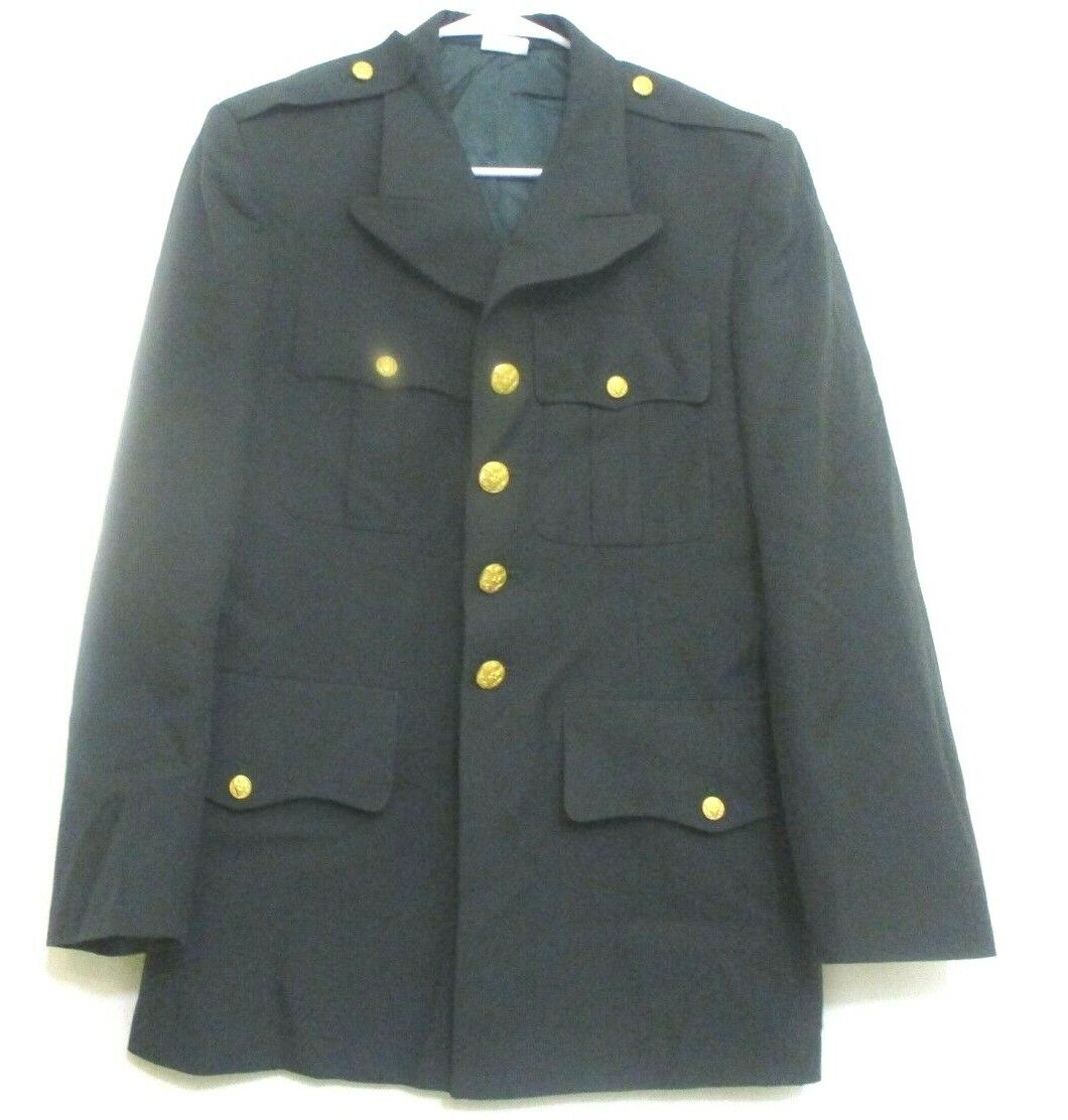 US Military Army Green Coat 38 Short  Wool Blazer Jacket Uniform Men\'s 
