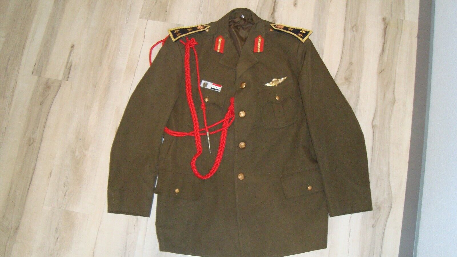 IRAQI OFFICER'S DRESS GENERAL'S UNIFORM-JACKET AND TROUSERS