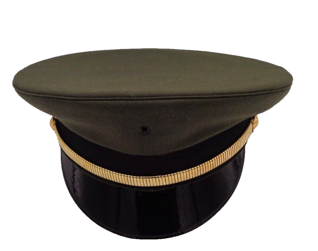 Superior Uniform Cap Green USA Army  Hat Sz 7 USA Made
