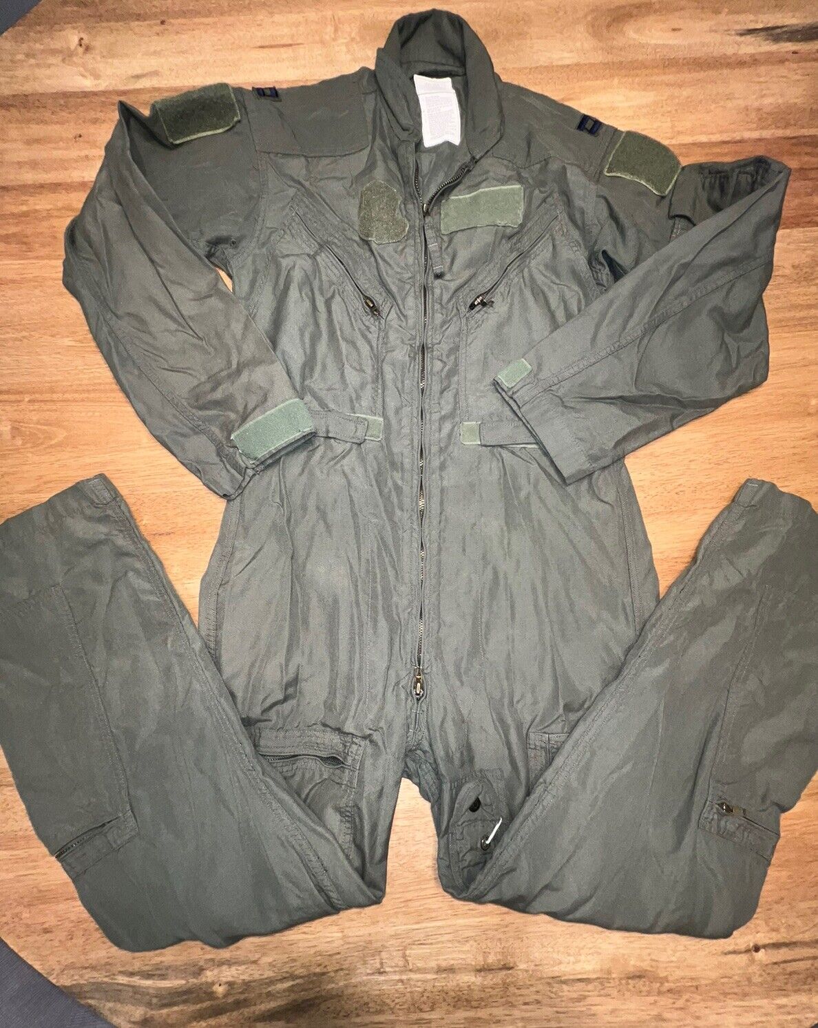 USGI Flyers Coveralls work Suit Sage Army Green Size 40R Fire Resistant CWU 27P