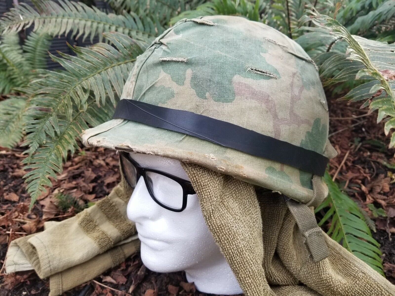 2 X Vietnam War Rubber Inner Tube M1 Helmet Band You Get 2 USMC USGI ARVN