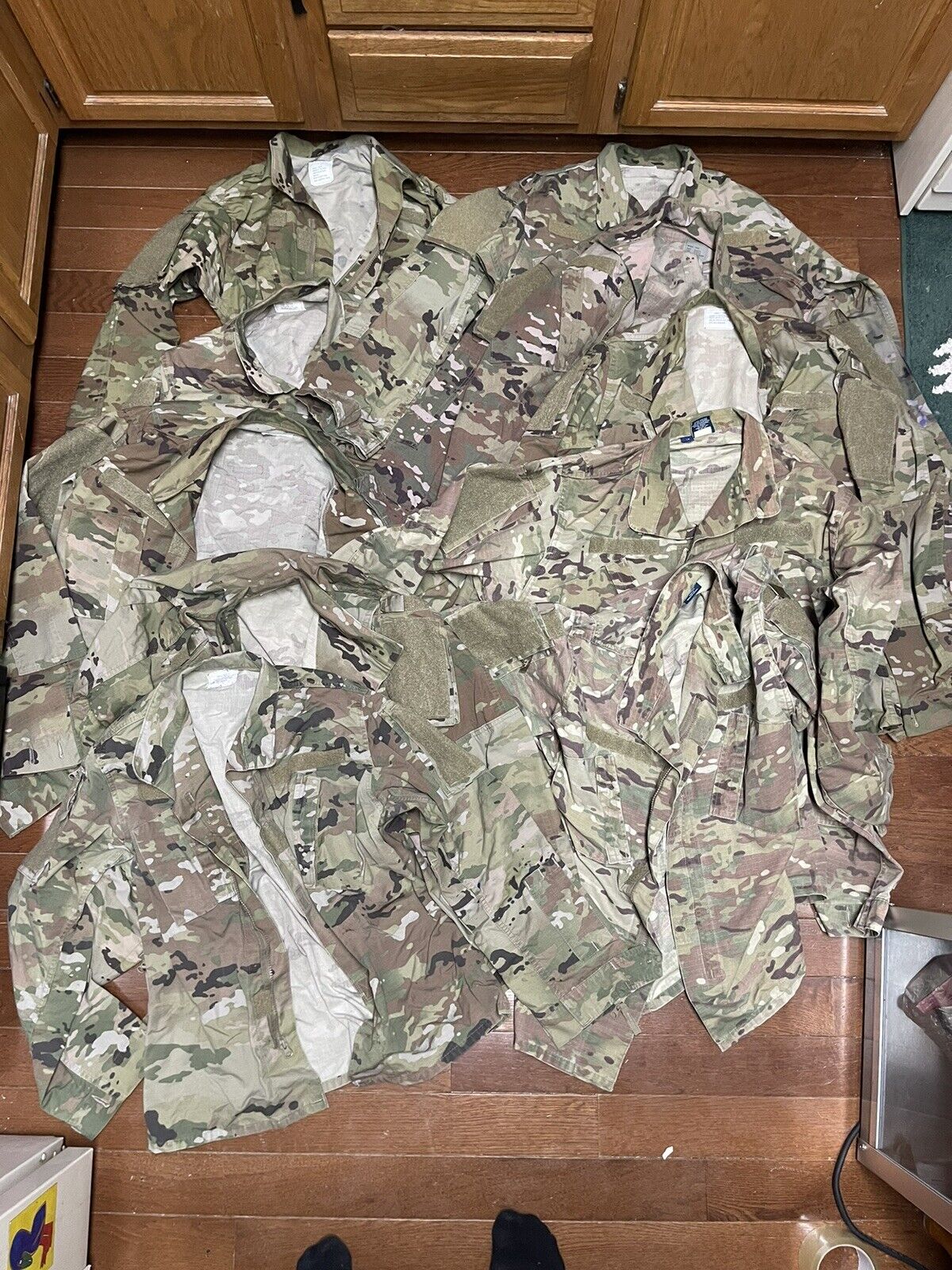 10 Shirt Multicam Army Combat Military Uniform Scorpion Camo Bulk Surplus Lot