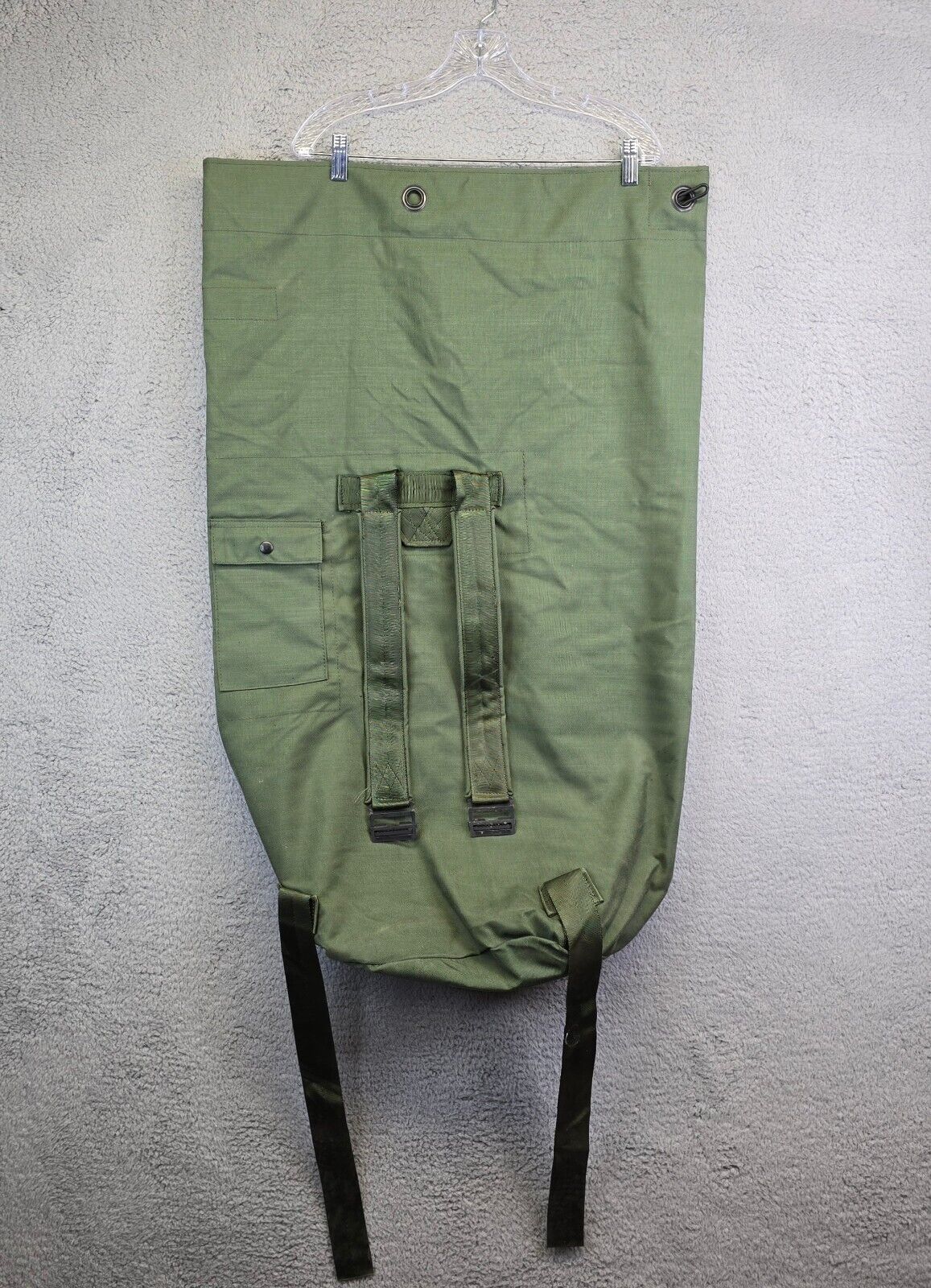 Vintage Military Canvas Top Load Duffel Bag 23\