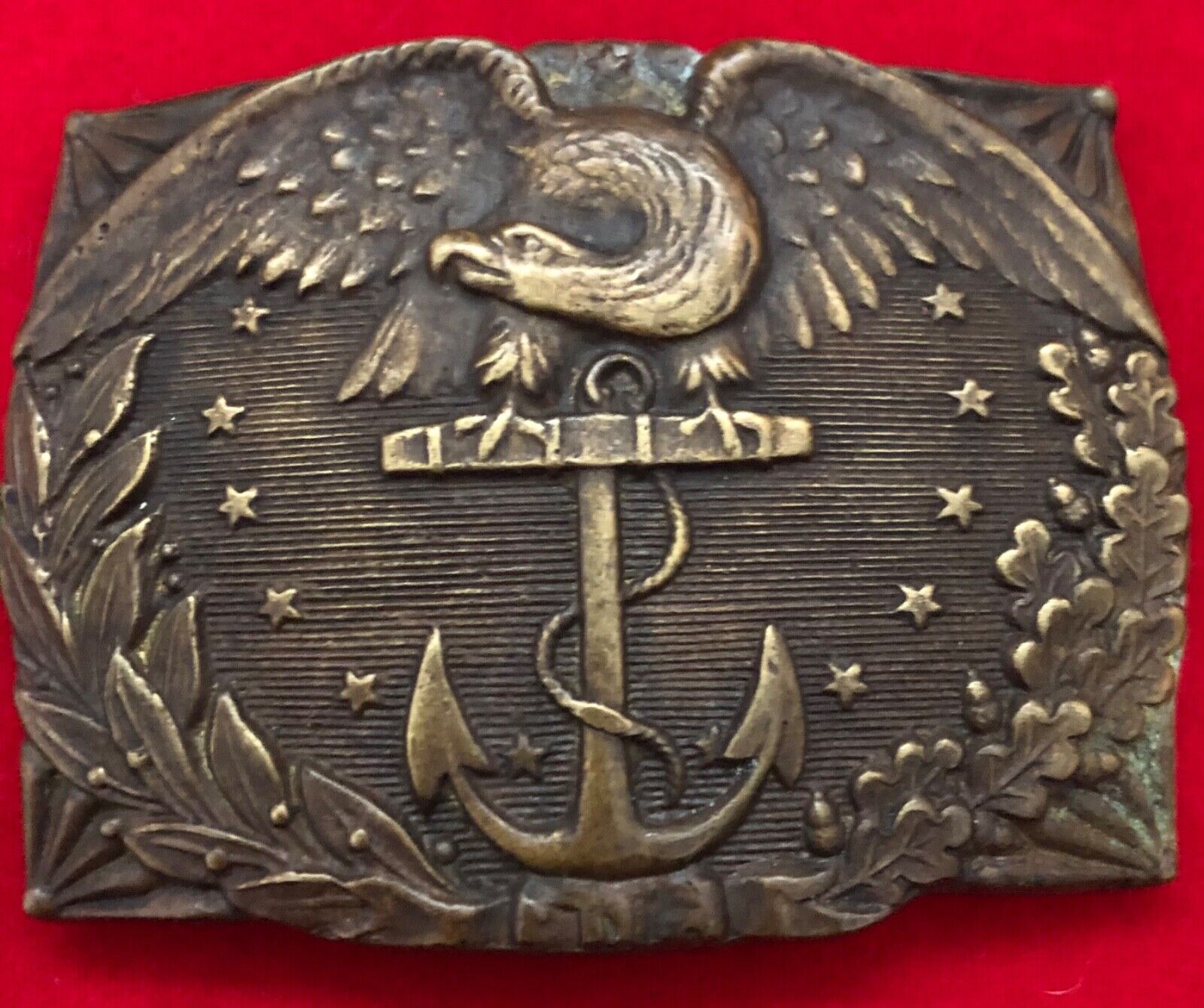 T-41 Revenue Cutter Service Buckle, Sold for years as Marine  buckle, replica