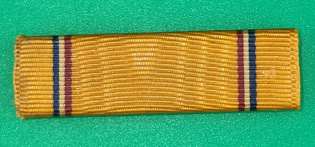 WWII WW2 US Army American Defense Service Medal Ribbon