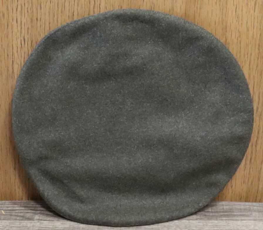 WW II US USMC ENLISTED MAN'S FOREST GREEN WOOL HAT COVER SIZE 71/8