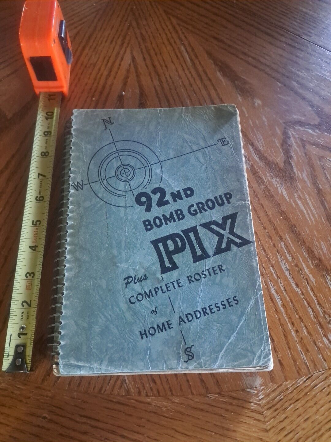 92nd BOMB GROUP PIX PLUS COMPLETE ROSTER OF HOME ADDRESSES SPIRAL BOOK