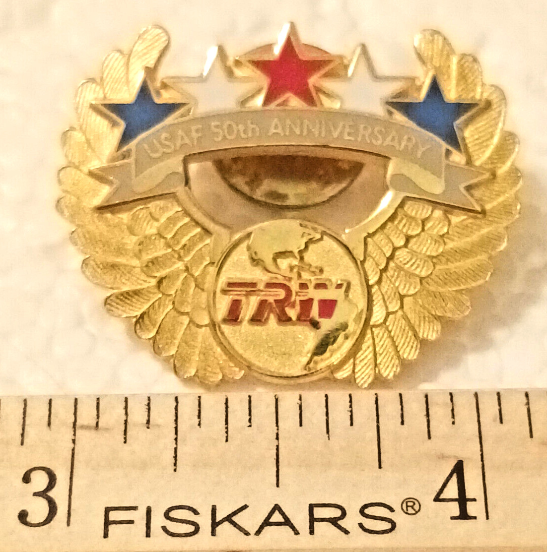 US Air Force 50th Anniversary TRW Wing Pin