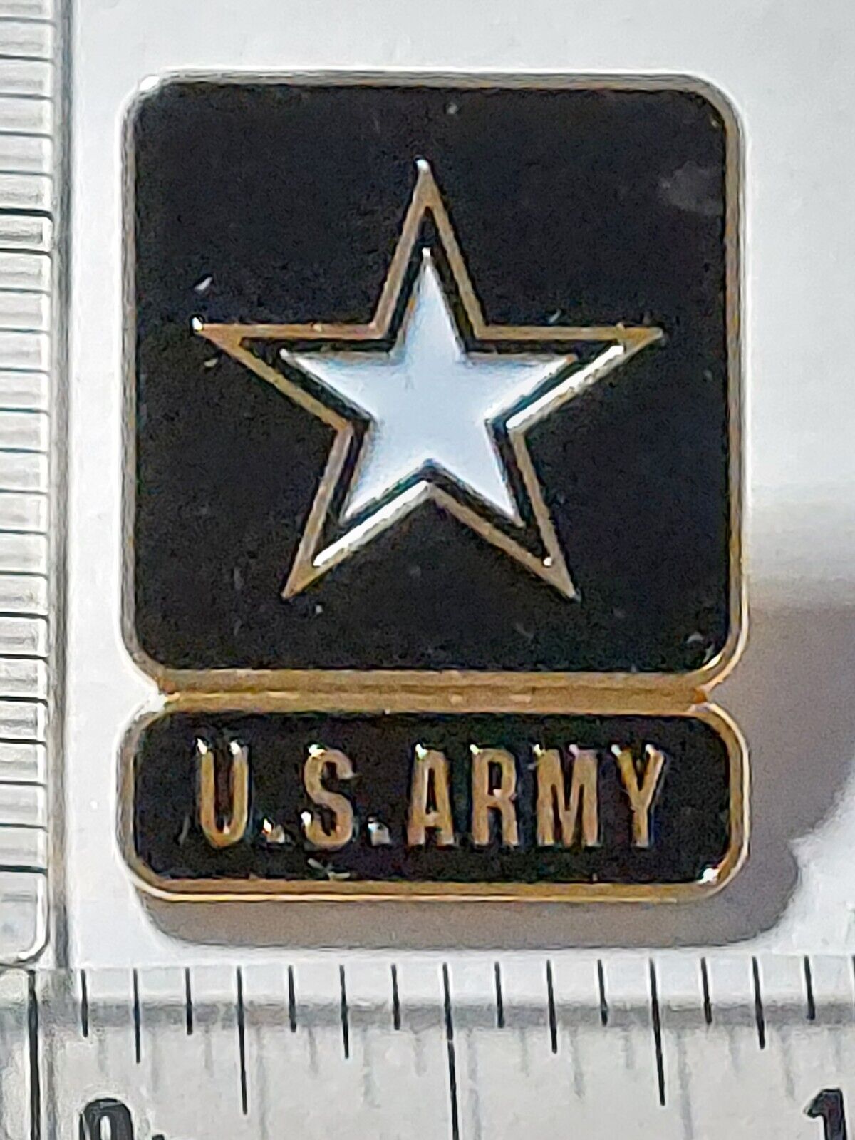 US Army White Star Lapel Pin (052723)
