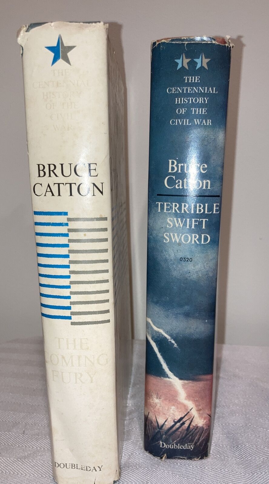 Bruce Catton Civil War: The Coming Fury And Terrible Swift Sword First Editions