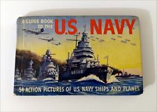 Vtg. 1942 A Guide Book To The US Navy 54 Action Pictures Of Navy Ships & Planes picture